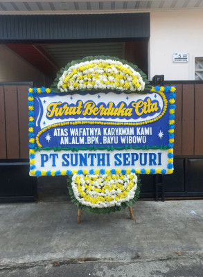 Papan Bunga Duka di Ciateul